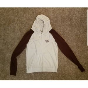 PINK Burgundy Hoodie